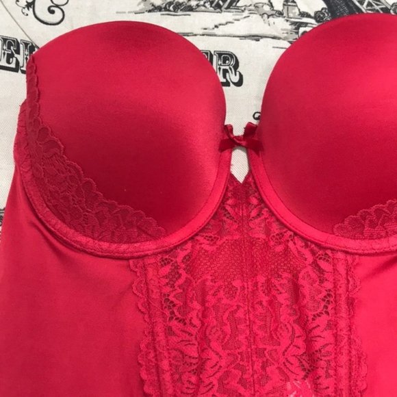 Maidenform Super Sexy Lace Push-Up Bustier MFB100 - Picture 8 of 9